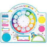 Lernuhr-Set magnetisch 51-Teilig