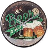 Nostalgic Art Wanduhr Beer O' Clock