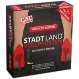 Stadt Land Vollpfosten Kartenspiel Rotlicht Edition