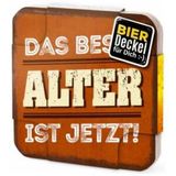 Bierdeckel Das Beste Alter ist Jetzt 6 Stk.