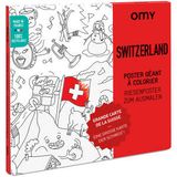 Omy Ausmalposter Schweiz 70cm x 100cm