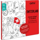 Omy Ausmalposter Schweiz 70cm x 100cm