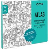 Omy Ausmalposter Atlas 70cm x 100cm