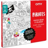 Omy Ausmalposter Piraten 70cm x 100cm