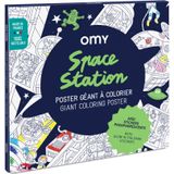 Omy Ausmalposter Space Station 70cm x 100cm