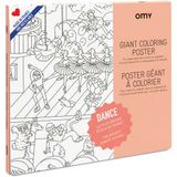 Omy Ausmalposter Dance 70cm x 100cm