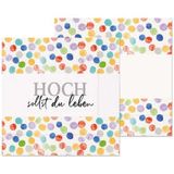 Servietten Hoch sollst du leben 20 Stück