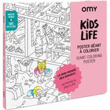 Omy Ausmalposter Kids Life 70cm x 100cm