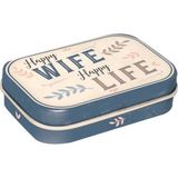 Nostalgic Art - Happy Wife Happy Life Mint Box 15g