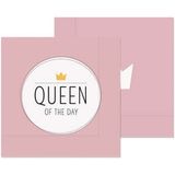 Servietten Queen of the Day rosa 20 Stück