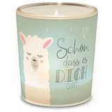 Teelicht - Lama Schön dass es dich gibt