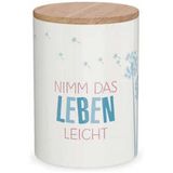 Vorratsdose Nimm das Leben leicht