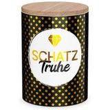 Vorratsdose Schatztruhe Gold