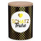 Vorratsdose Schatztruhe Gold