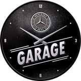 Nostalgic Art Wanduhr Mercedes Benz Garage