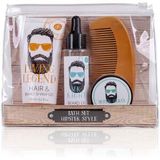 Badeset Hipster Style in PVC-Tasche