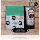Badeset Hipster Style mit Socken in Geschenkbox