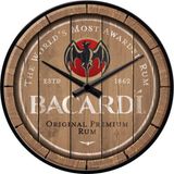 Nostalgic Art Wanduhr Bacardi