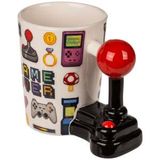 Tasse Game Over mit Joystickgriff