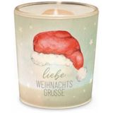Teelicht - Liebe Weihnachtsgrüsse 1 Stück