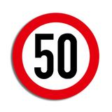 Verkehrstafel 50 Geburtstag