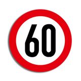 Verkehrstafel 60 Geburtstag