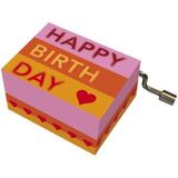Handkurbel Musikdose Happy Birthday