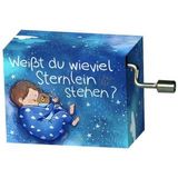 Handkurbel Musikdose Weiss du wieviel Sternlein stehen