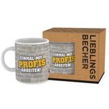 Tasse Einmal mit Profis 250ml