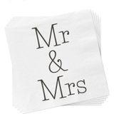 Wir Mr. & Mrs Servietten 20 Stück