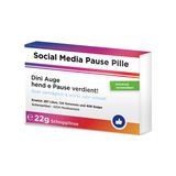 Scherztabletten Social Media Pause-Pille