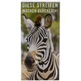 Schokoladentafel Zebra Diese Streifen machen glücklich