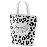 Shopper Shoppingqueen weiss/schwarz