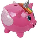 Spardose Einhorn Sparschwein pink