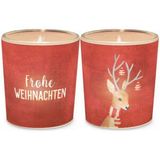 Teelicht - Frohe Weihnachten Rentier 1 Stück