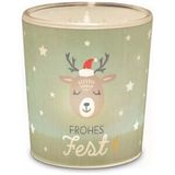 Teelicht - Frohes Fest Rentier 1 Stück