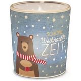 Teelicht - Schöne Weihnachtszeit Bär 1 Stück