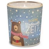 Teelicht - Schöne Weihnachtszeit Bär 1 Stück