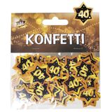 Tischkonfetti Gold 40 Geburtstag 14g