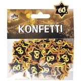 Tischkonfetti Gold 60 Geburtstag 14g