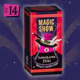 Magic Show Trick 14 Zauberkarten Etui