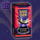 Magic Show Trick 12 Wahrsager Karten