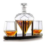 Deluxe Diamond Decanter Set