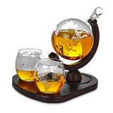 Deluxe Globe Decanter Set