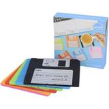 Floppy Disk Glasuntersetzer 6 Stück