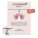 Glücksarmband Nimm Dir Zeit für Dich