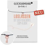 Glücksarmband Loslassen ist der Schlüssel zum Glück