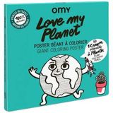 Omy Ausmalposter Love my Planet 70cm x 100cm