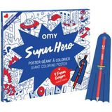Omy Ausmalposter Super Heros 70cm x 100cm