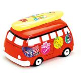 Surfer Bus Urlaubskasse rot